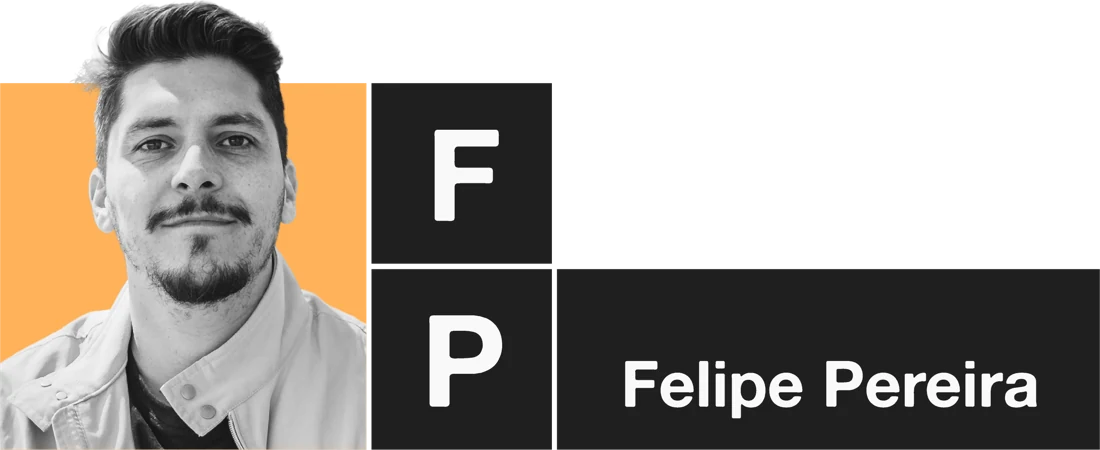 Logo Felipe Pereira com foto do professor